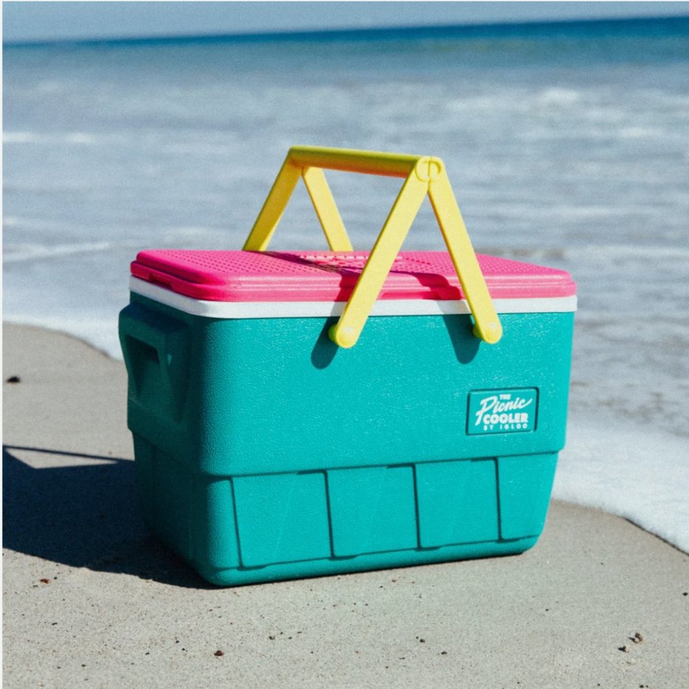 Retro Igloo cooler limited edition Jade Picnic 25q